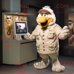 Mascot karakter van een...