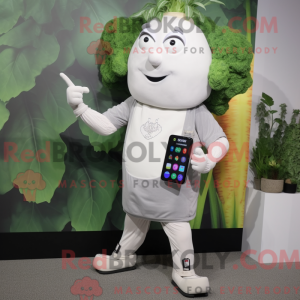 Mascot character of a Gray...