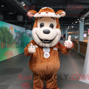 Mascottekarakter van een...