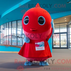 Mascot character of a Red...