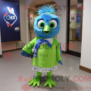 Mascot character of a Lime...
