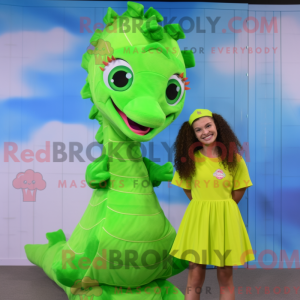 Mascot character of a Lime...