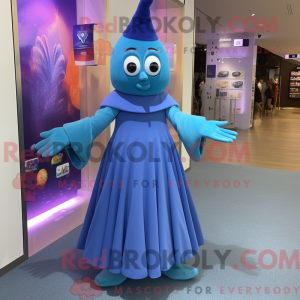 Maskotkarakter av en Blue...