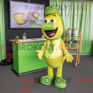 Mascot character of a Lime...