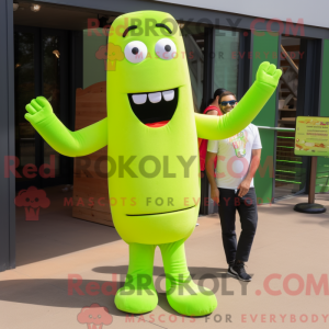 Mascot character of a Lime...