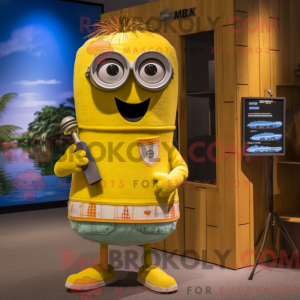 Maskotfigur af et...