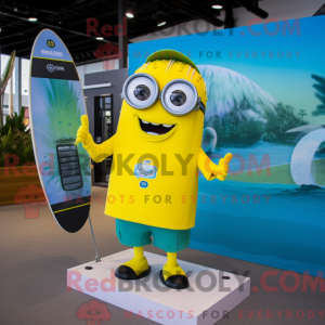 Mascot character of a Lemon...