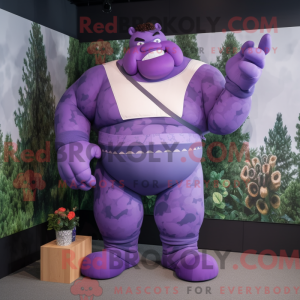 Maskot karakter af en...
