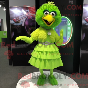 Mascot character of a Lime...