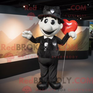 Mascot character of a Black...