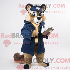 Mascot character of a Navy...