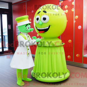 Mascottefiguur van een...