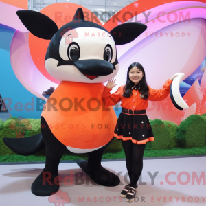 Mascot character of a Peach...