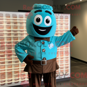 Maskot karakter af en...