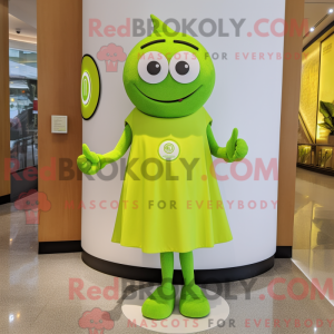 Postava maskota Lime Green...