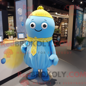 Postava maskota Sky Blue...