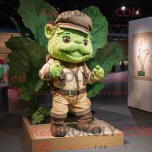 Mascot karakter van een...