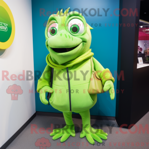 Personaje mascota de un pez...