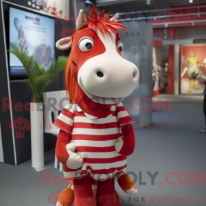 Mascot character of a Red...