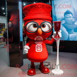 Mascot character of a Red...