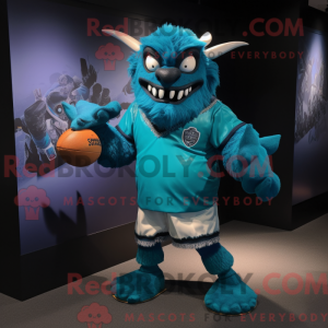 Postava maskota Teal Demon...