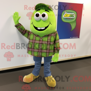 Mascot character of a Lime...