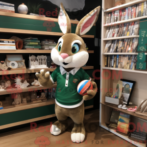 Maskot postava olivového...