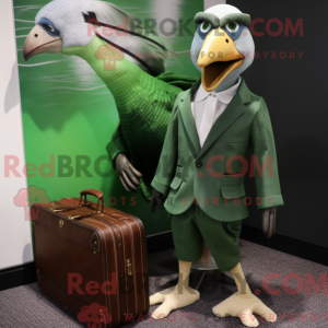 Mascot character of a Green...