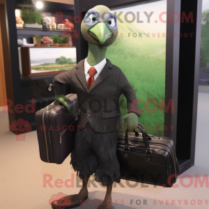 Mascot character of a Green...