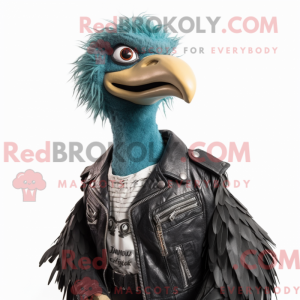 Mascot character of a Teal...