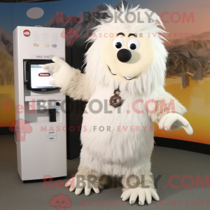 Mascottefiguur van een...