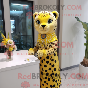 Maskot-karakter af en...