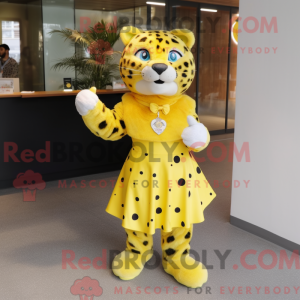 Maskot-karakter af en...