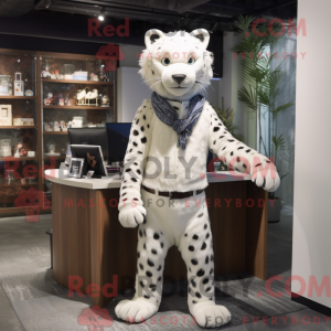 Mascot character of a White...