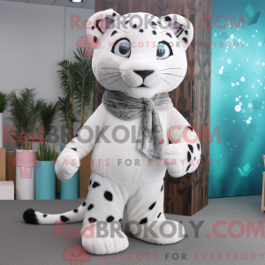 Mascot character of a White...