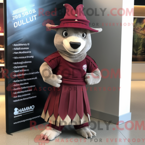 Mascot character of a...