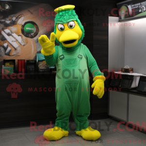 Mascot karakter van een...