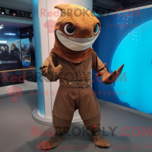Mascottefiguur van een...