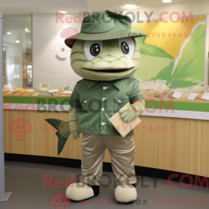 Mascot karakter van een...