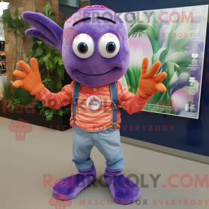 Postava maskota Purple...