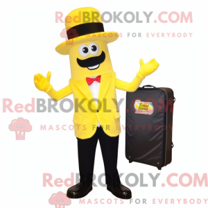 Postava maskota citronově...