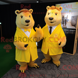 Mascottekarakter van een...