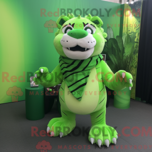 Mascot character of a Lime...