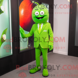 Mascot character of a Lime...