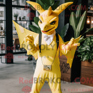 Mascot character of a Lemon...