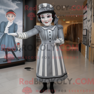 Mascot character of a Gray...