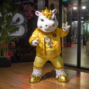 Maskottchen eines goldenen...