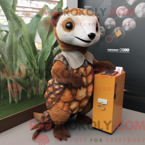 Mascottefiguur van een...