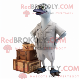 Mascottefiguur van een...