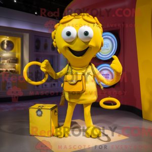 Personagem de máscara de...